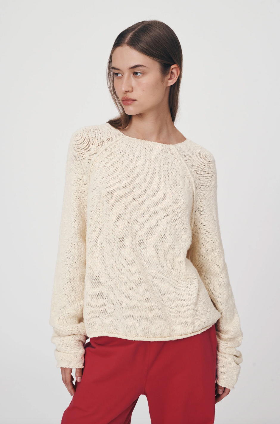ROWIE ELODIE Knit jumper creme Kin Goods